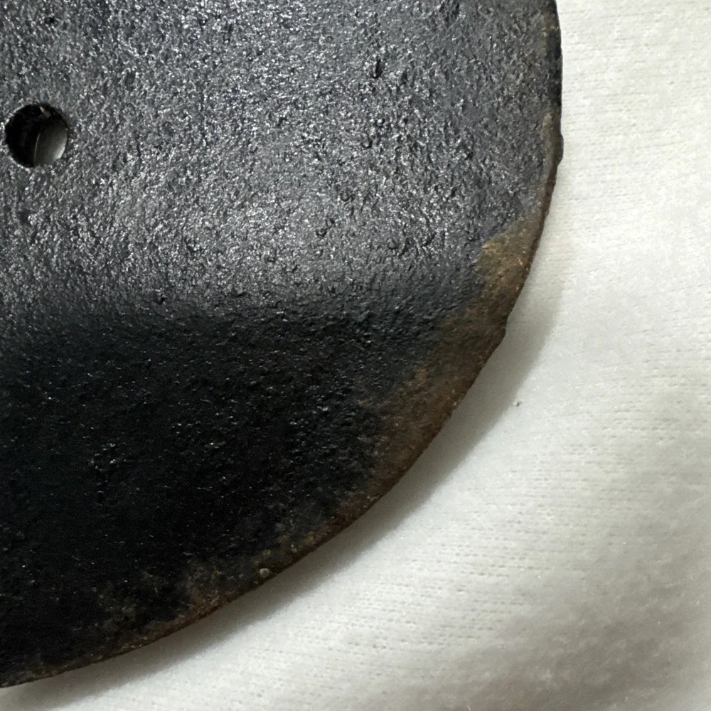 ANTIQUES COLLECTABLES  Sign 7.5 Inch Heavy  Cast Iron Oval